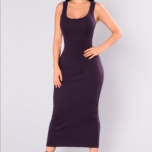 Mulberry midi dress